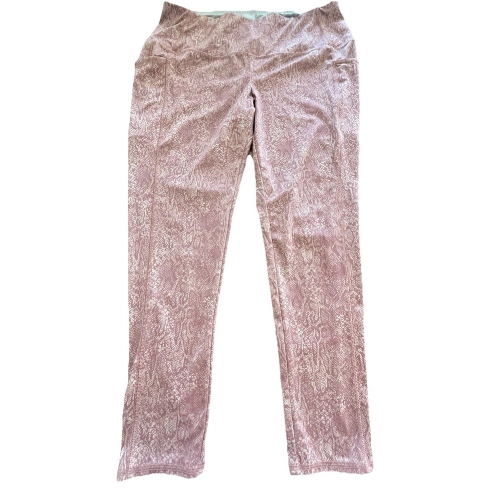 Zenergy By Chicos Pants Women's Size‎ 3 (XLarge) Peach Activewear Yoga Leggings